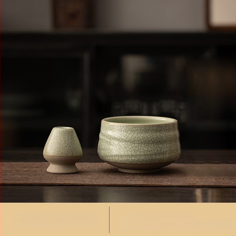 Japoniško stiliaus krosnies keitimo retro keraminis matcha dubenėlis arbatos dubenėlis arbatos dubenėlis arbatos vieta dainų dinastijos arbatos vietos įrankis