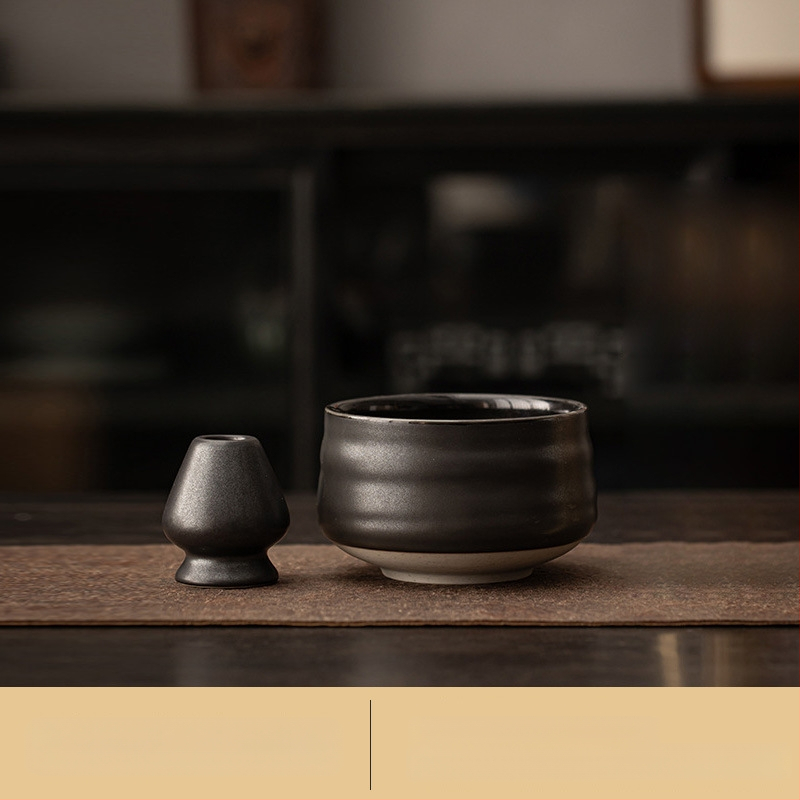 Japoniško stiliaus krosnies keitimo retro keraminis matcha dubenėlis arbatos dubenėlis arbatos dubenėlis arbatos vieta dainų dinastijos arbatos vietos įrankis