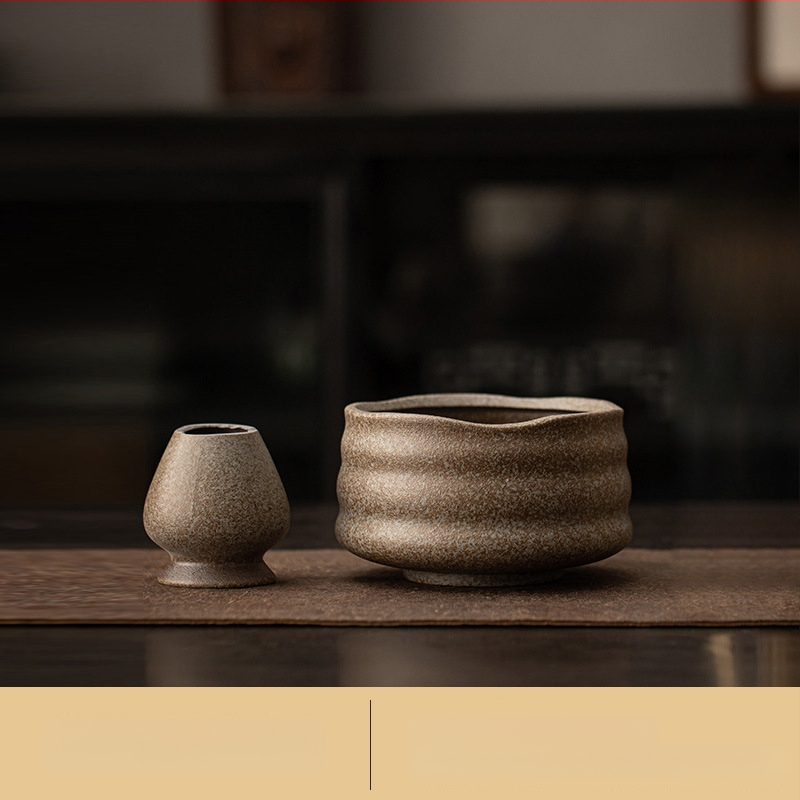 Japoniško stiliaus krosnies keitimo retro keraminis matcha dubenėlis arbatos dubenėlis arbatos dubenėlis arbatos vieta dainų dinastijos arbatos vietos įrankis