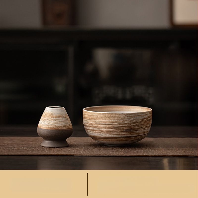 Japoniško stiliaus krosnies keitimo retro keraminis matcha dubenėlis arbatos dubenėlis arbatos dubenėlis arbatos vieta dainų dinastijos arbatos vietos įrankis