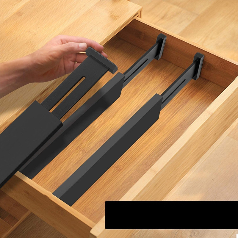 Puidust sahtli vahesein reguleeritav köögiviimistlusvahesein sahtli jagaja bambusest teleskoopvahesein hulgimüük