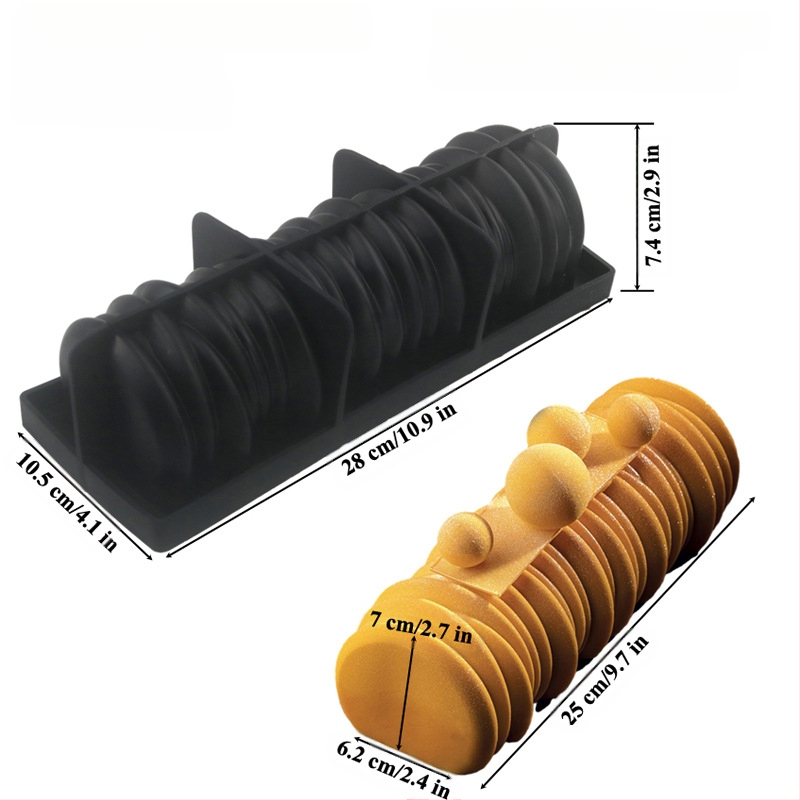 Rolă de lână Shenhong Sequoia, mucegai principal pentru mousse, mucegai din silicon, mucegai pentru ciocolată, instrument de copt dulce