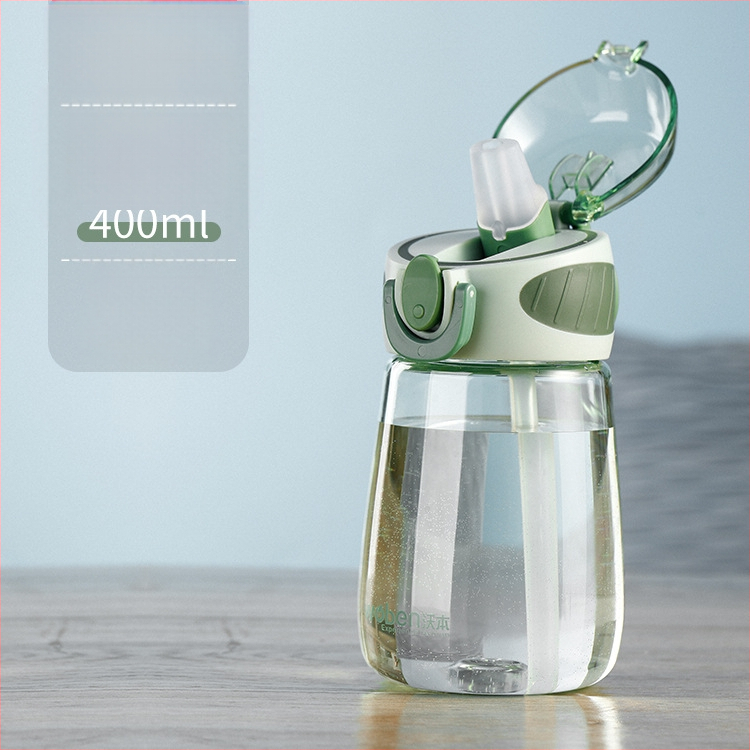 Nägus suvine õlgtass naisüliõpilastele, armas veekeetja, kaasaskantav Wubeni tass, plasttops, laste veetass