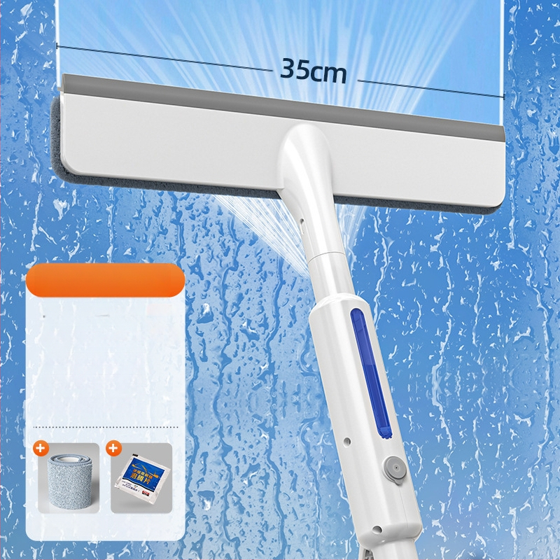 2023 m. nauji vandens purškimo stiklo valytuvai, skirti valyti namus, specialūs valymo įrankiai langams plauti, dvipusis stiklo artefaktas