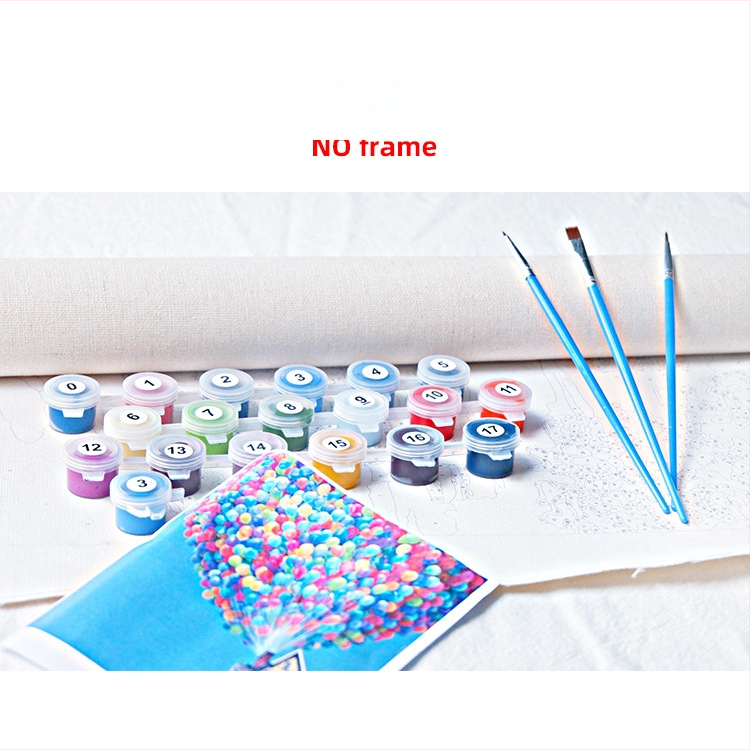 DIY digitaalne õlimaal Amazon Shopee Douyin Stitch Toy Story õlimaali tehase hulgimüük Dropshipping