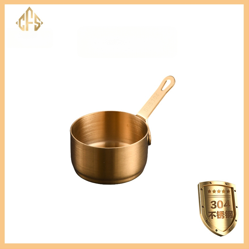 304 nerūdijančio plieno padažo puodelis su padažo lėkštute, vakarietiško restorano kepsnių padažo puodelis, kūrybingas pomidorų padažo puodelis, kibiras, stalo reikmenys