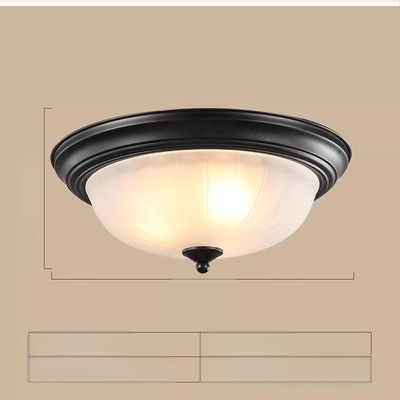 Ameerika laelamp, ümmargune magamistoa lamp, retro lihtne toalamp, vahekäigu koridori esiku rõdulamp