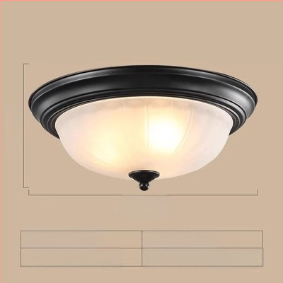 Ameerika laelamp, ümmargune magamistoa lamp, retro lihtne toalamp, vahekäigu koridori esiku rõdulamp