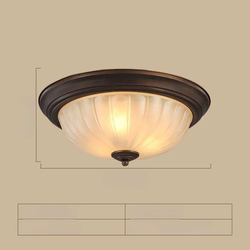 Ameerika laelamp, ümmargune magamistoa lamp, retro lihtne toalamp, vahekäigu koridori esiku rõdulamp