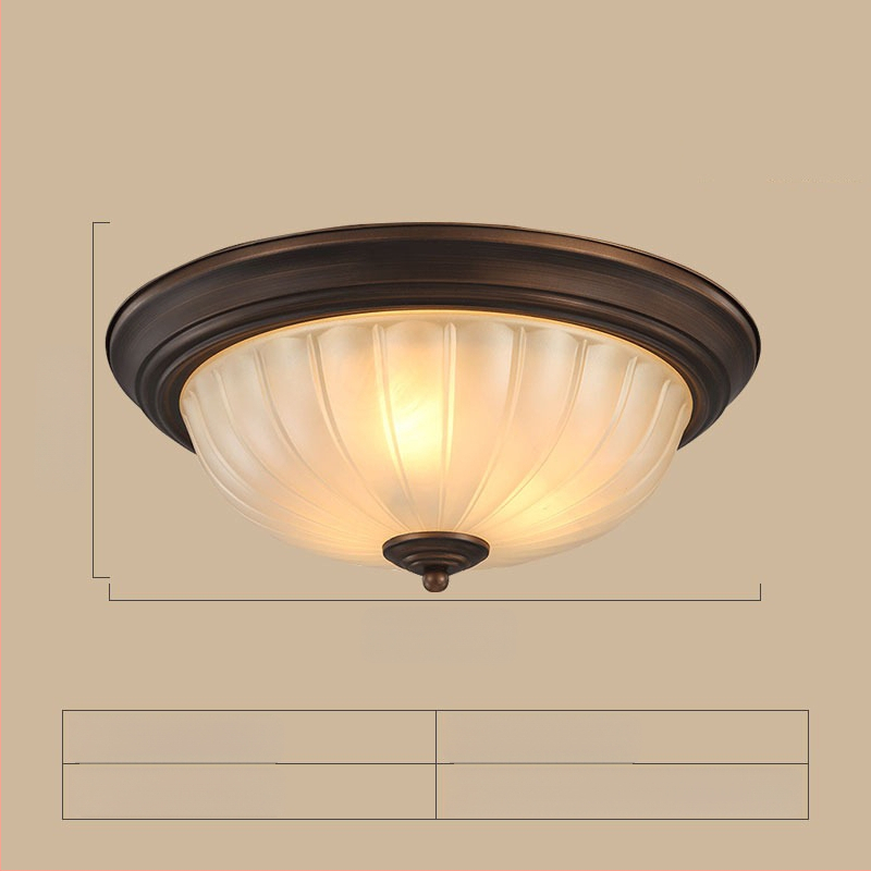 Ameerika laelamp, ümmargune magamistoa lamp, retro lihtne toalamp, vahekäigu koridori esiku rõdulamp