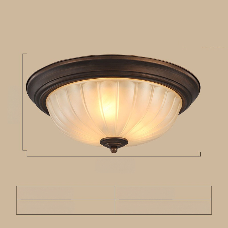 Ameerika laelamp, ümmargune magamistoa lamp, retro lihtne toalamp, vahekäigu koridori esiku rõdulamp