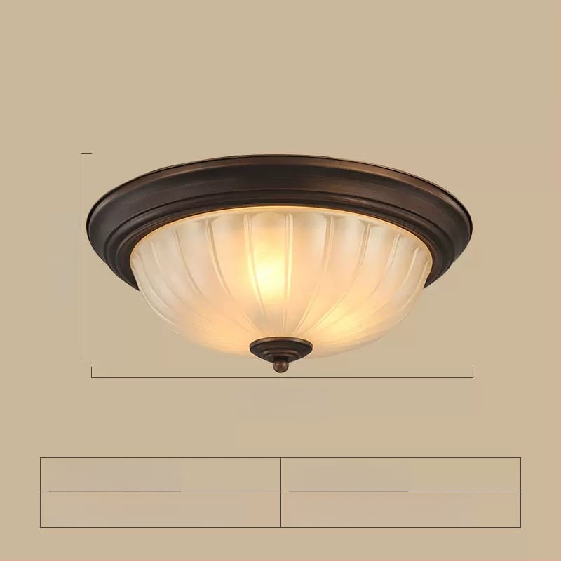 Ameerika laelamp, ümmargune magamistoa lamp, retro lihtne toalamp, vahekäigu koridori esiku rõdulamp