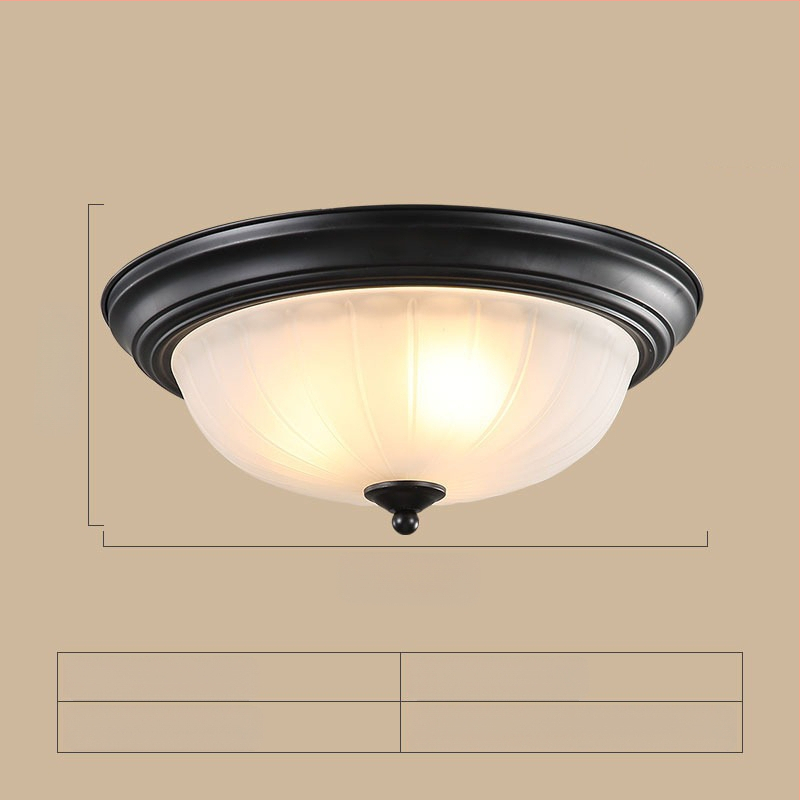 Ameerika laelamp, ümmargune magamistoa lamp, retro lihtne toalamp, vahekäigu koridori esiku rõdulamp