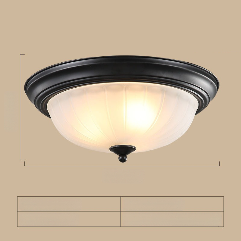 Ameerika laelamp, ümmargune magamistoa lamp, retro lihtne toalamp, vahekäigu koridori esiku rõdulamp