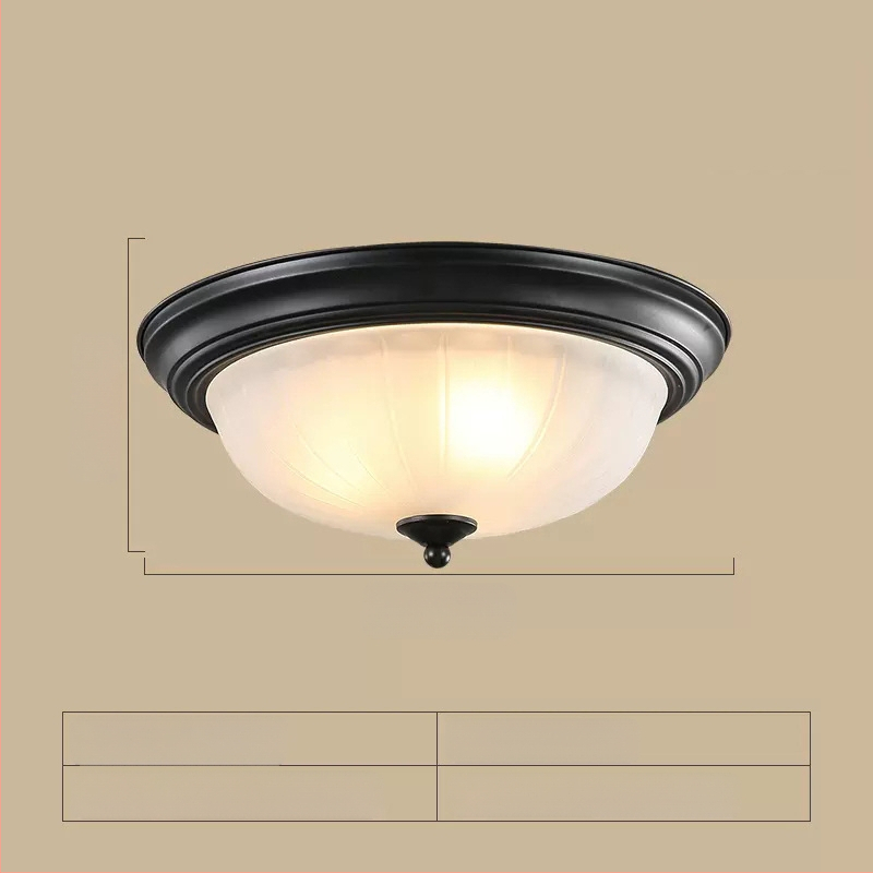 Ameerika laelamp, ümmargune magamistoa lamp, retro lihtne toalamp, vahekäigu koridori esiku rõdulamp