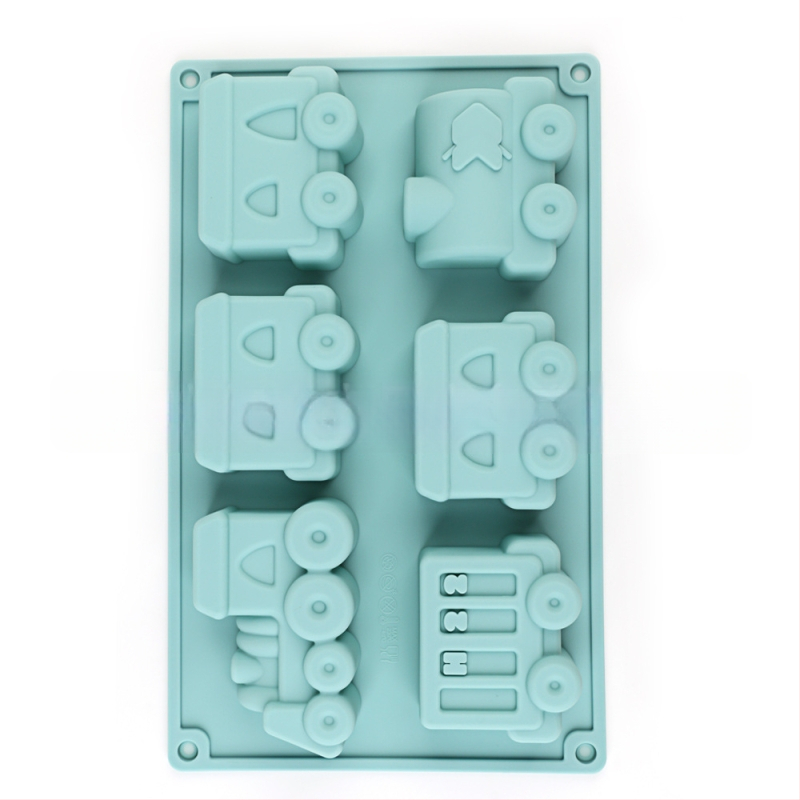 Силиконова форма за торта във формата на кола, инструменти за печене, форми за шоколад, форми за торта