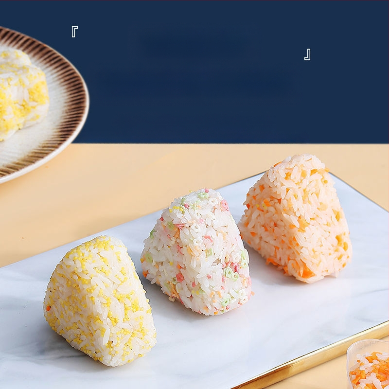 Japoniško stiliaus animacinio filmo formos vaikų suši ryžių kamuoliukų formos maistinės kokybės kūdikių jūros dumblių suši Laver ryžių maišelio įrankis