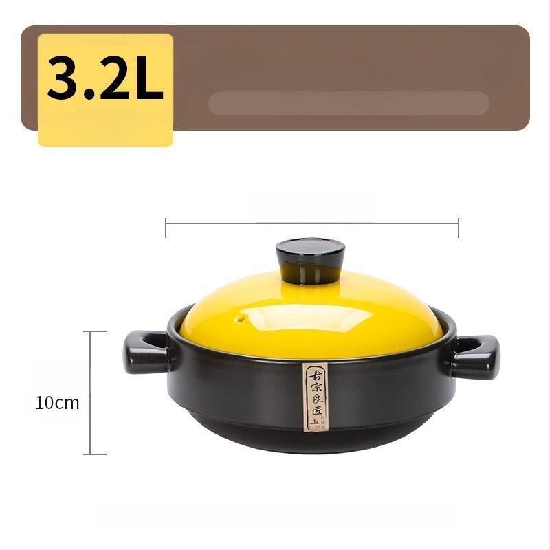 Troškintuvas, aukštai temperatūrai atsparus, sausai krekingo puodas, ryžių specialus sriubos keraminis puodas, skirtas dujinei viryklei, namų ūkiui