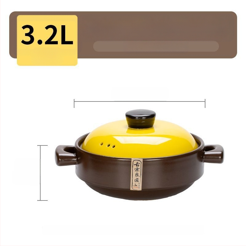 Troškintuvas, aukštai temperatūrai atsparus, sausai krekingo puodas, ryžių specialus sriubos keraminis puodas, skirtas dujinei viryklei, namų ūkiui