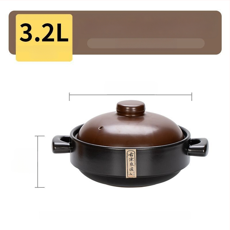 Troškintuvas, aukštai temperatūrai atsparus, sausai krekingo puodas, ryžių specialus sriubos keraminis puodas, skirtas dujinei viryklei, namų ūkiui