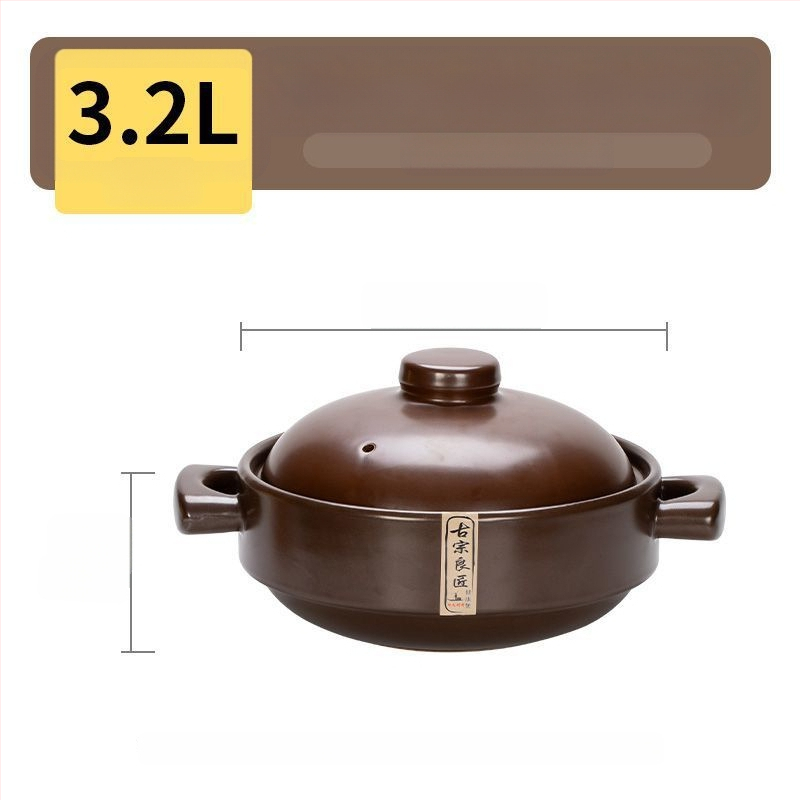 Troškintuvas, aukštai temperatūrai atsparus, sausai krekingo puodas, ryžių specialus sriubos keraminis puodas, skirtas dujinei viryklei, namų ūkiui