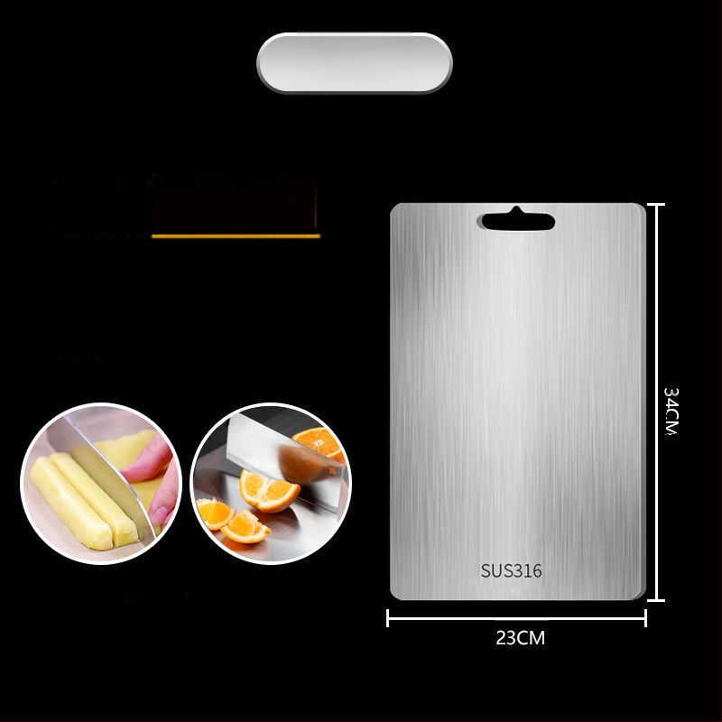 Pjaustymo lentelė, antibakterinė, atspari pelėsiui, buitinė, nerūdijančio plieno, vaisių pjaustymo lentelė, virtuvės pjaustymo lentelė, daržovių pjaustymas, lipni lenta, kočiojimo lėkštė iš nerūdijančio plieno