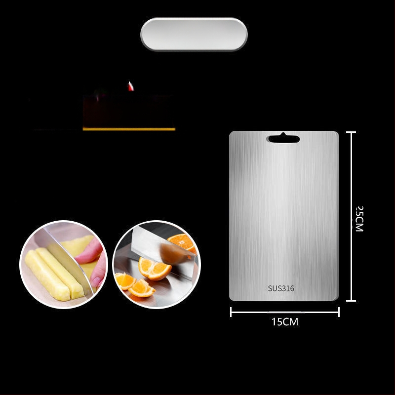 Pjaustymo lentelė, antibakterinė, atspari pelėsiui, buitinė, nerūdijančio plieno, vaisių pjaustymo lentelė, virtuvės pjaustymo lentelė, daržovių pjaustymas, lipni lenta, kočiojimo lėkštė iš nerūdijančio plieno