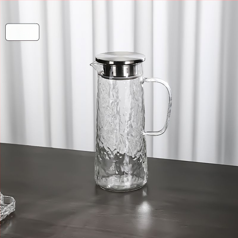 Σύγχρονο ιαπωνικό ελαφρύ πολυτελές γυάλινο βραστήρα κρύου νερού μεγάλης χωρητικότητας, διαφανές, ανθεκτικό σε υψηλές θερμοκρασίες κοστούμι για οικιακή χρήση