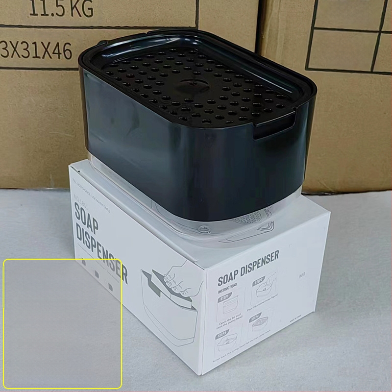 Köögi tööpinna käsitsi pressitud seebikarp roostevabast terasest kaltsuraua pesuvahendi dosaator töölaua viimistlusriiul