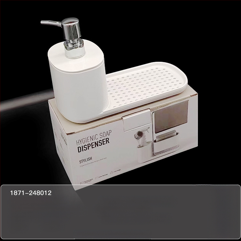 Köögi tööpinna käsitsi pressitud seebikarp roostevabast terasest kaltsuraua pesuvahendi dosaator töölaua viimistlusriiul