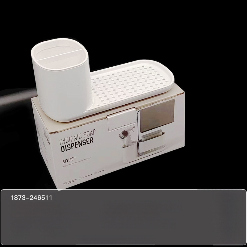 Köögi tööpinna käsitsi pressitud seebikarp roostevabast terasest kaltsuraua pesuvahendi dosaator töölaua viimistlusriiul