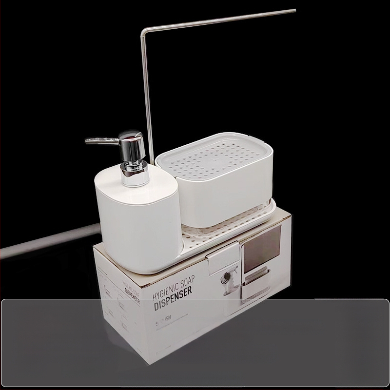 Köögi tööpinna käsitsi pressitud seebikarp roostevabast terasest kaltsuraua pesuvahendi dosaator töölaua viimistlusriiul