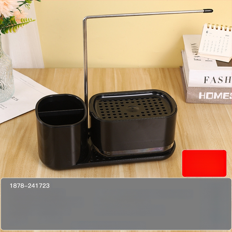 Köögi tööpinna käsitsi pressitud seebikarp roostevabast terasest kaltsuraua pesuvahendi dosaator töölaua viimistlusriiul