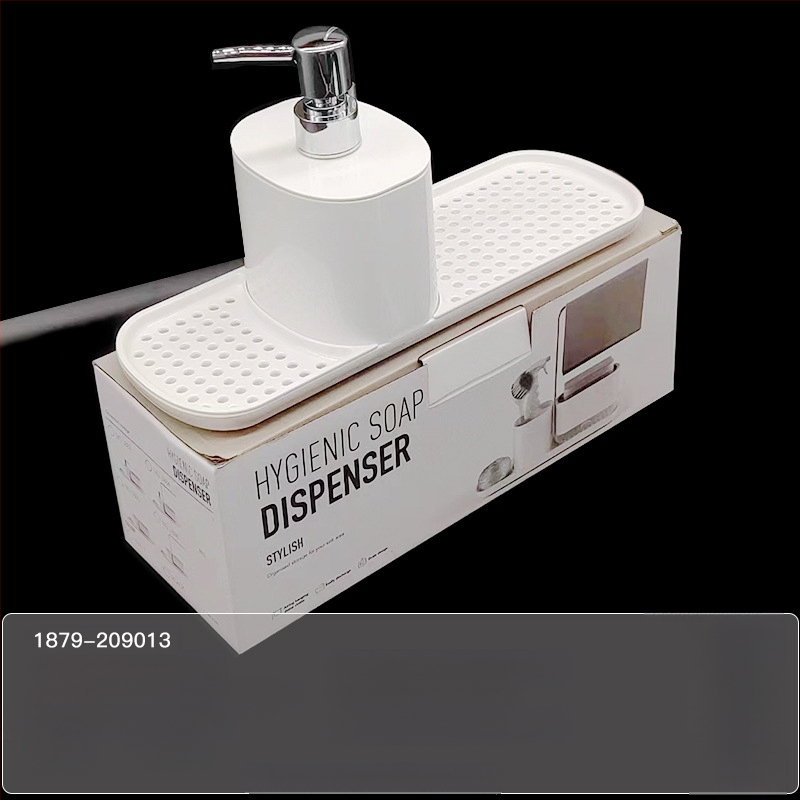 Köögi tööpinna käsitsi pressitud seebikarp roostevabast terasest kaltsuraua pesuvahendi dosaator töölaua viimistlusriiul