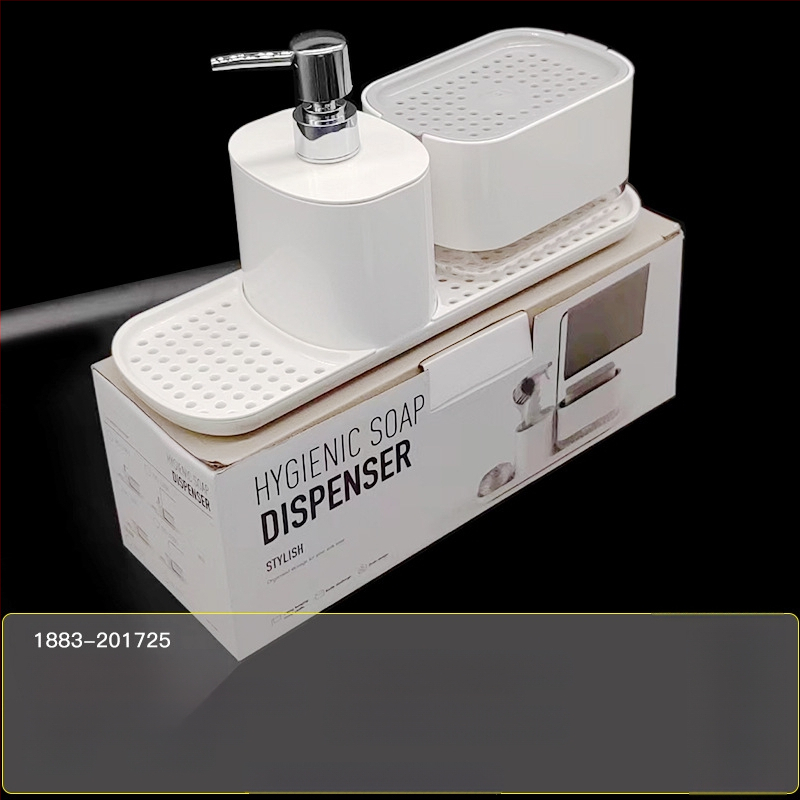 Köögi tööpinna käsitsi pressitud seebikarp roostevabast terasest kaltsuraua pesuvahendi dosaator töölaua viimistlusriiul