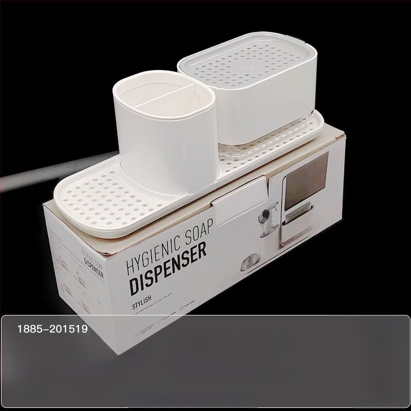 Köögi tööpinna käsitsi pressitud seebikarp roostevabast terasest kaltsuraua pesuvahendi dosaator töölaua viimistlusriiul