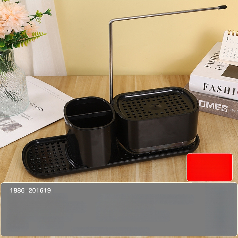 Köögi tööpinna käsitsi pressitud seebikarp roostevabast terasest kaltsuraua pesuvahendi dosaator töölaua viimistlusriiul