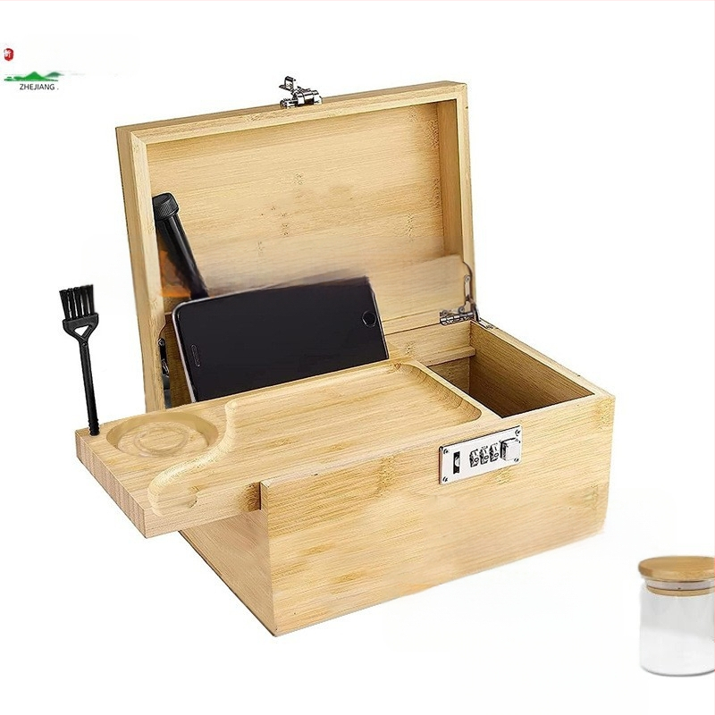 Bambusz tárolódoboz asztali fiókos tároló műtárgy otthoni takarító tárolódoboz konyhai láda étkészlet doboz