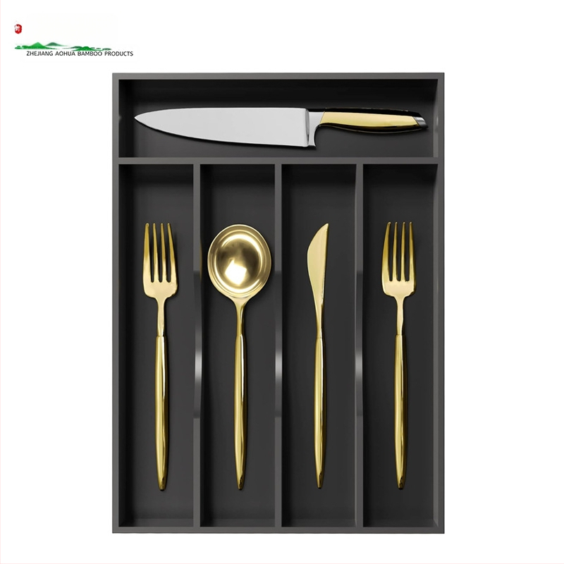 Bambusz tárolódoboz asztali fiókos tároló műtárgy otthoni takarító tárolódoboz konyhai láda étkészlet doboz