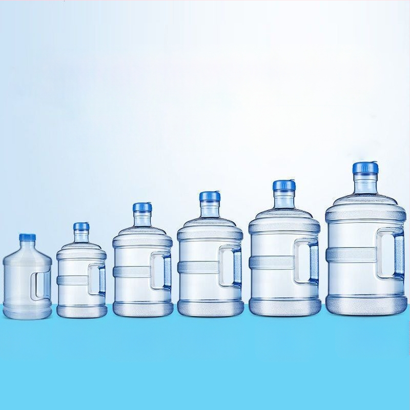 PC sutirštinto gryno vandens kibiras Qs sertifikuotas buitinio mineralinio vandens kibiras, rankinė, vandens dozatorius, kibiro laikymo saugos žiedas