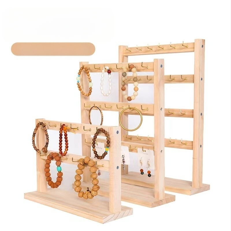 Papuošalų pakabinimo lentynėlė, kabliukas, auskarai, demonstracinė lentynėlė, raktų pakabukas, medžio masyvo kabliukas, apyrankė, papuošalų laikymo lentynėlė, prekystalis