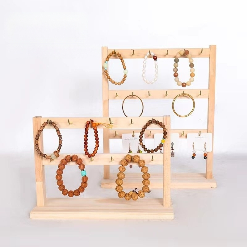 Papuošalų pakabinimo lentynėlė, kabliukas, auskarai, demonstracinė lentynėlė, raktų pakabukas, medžio masyvo kabliukas, apyrankė, papuošalų laikymo lentynėlė, prekystalis