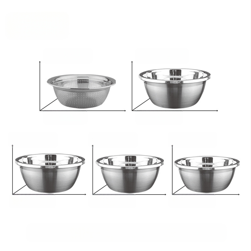 Rūpnīcas tiešās piegādes nerūsējošā tērauda daudzfunkcionālais rīvju trīs daļu komplekts Amoy rīsu sieta rīve virtuves notekas mazgāšanas izlietne