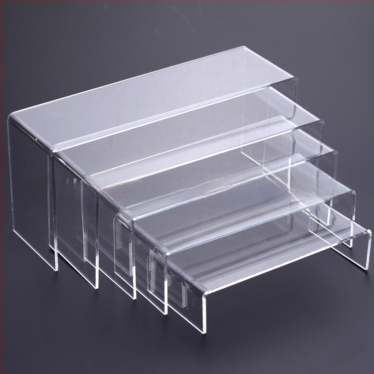 Akrüülist läbipaistev kingade vitriin, kosmeetika, ehete riiul, viiekihiline kingahoidja, redeli kuvari rekvisiidid