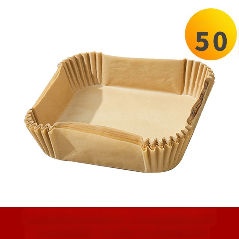 Amazon Explosions õhufritüüri paber ristkülikukujuline õhufritüüri paber küpsetamiseks silikoonõlipaber ühekordne silikoonõli paberialus