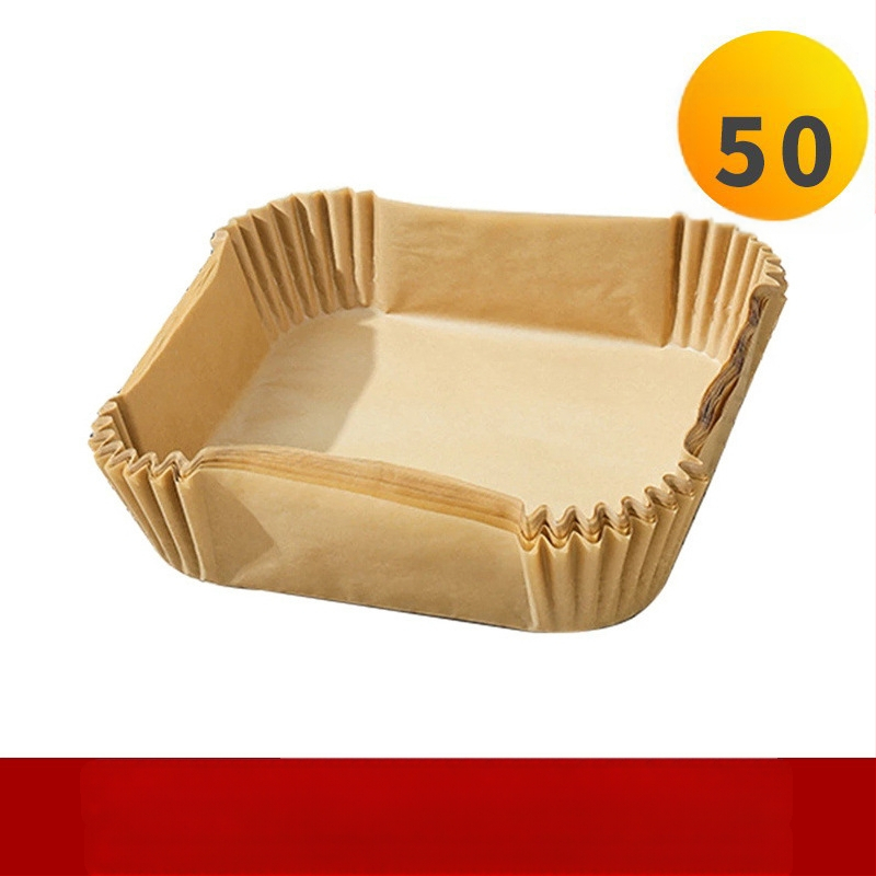 Amazon Explosions õhufritüüri paber ristkülikukujuline õhufritüüri paber küpsetamiseks silikoonõlipaber ühekordne silikoonõli paberialus