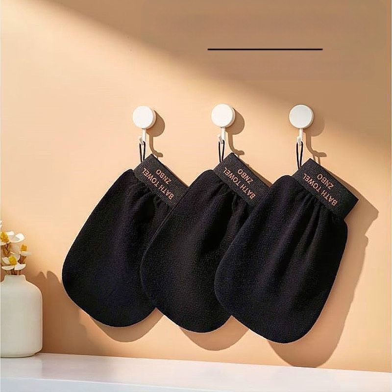 Šveičiamoji pirštinė, vieno sluoksnio, vidutinio smėlio, nedirginanti odos, namų apyvokos reikmėms, vyrams ir moterims, plono stiliaus, negyvos odos šalinimas, stiprus šveitimo maudymosi įrankis, rankų pirštinė