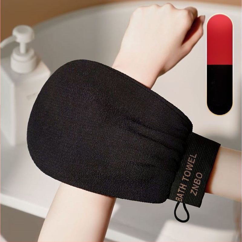 Šveičiamoji pirštinė, vieno sluoksnio, vidutinio smėlio, nedirginanti odos, namų apyvokos reikmėms, vyrams ir moterims, plono stiliaus, negyvos odos šalinimas, stiprus šveitimo maudymosi įrankis, rankų pirštinė