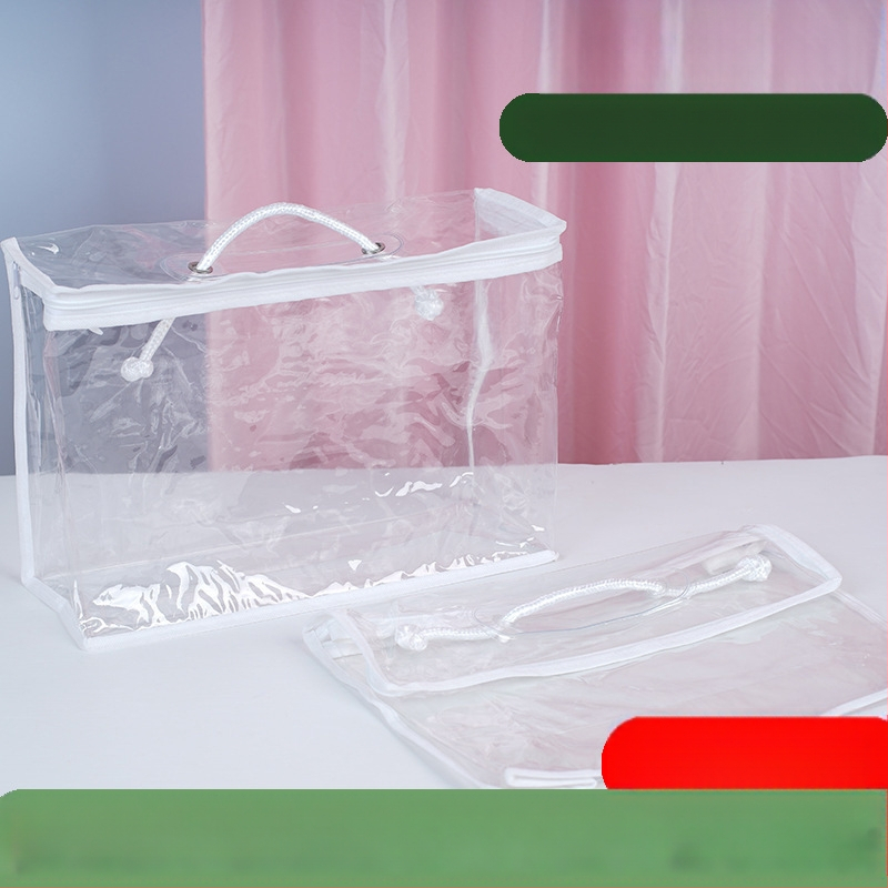 Amazon Hot Selling Pvc átlátszó táska tárolótáska háztartási ágynemű takaró kis porzsák eredetű nagykereskedelem