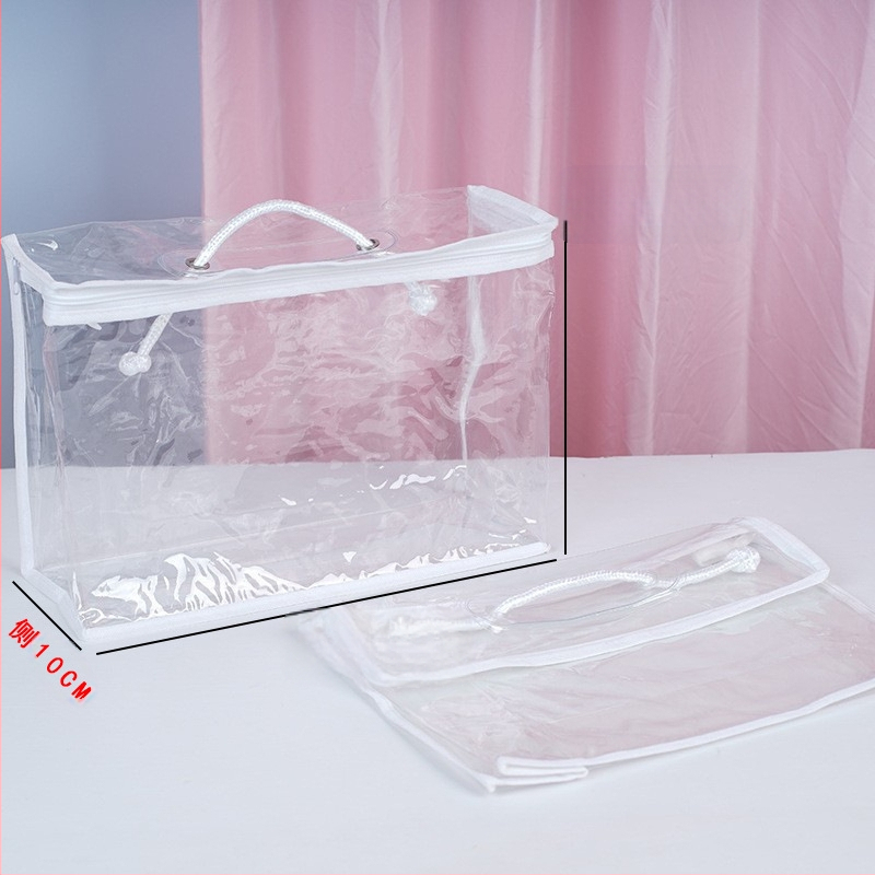 Amazon Hot Selling Pvc átlátszó táska tárolótáska háztartási ágynemű takaró kis porzsák eredetű nagykereskedelem